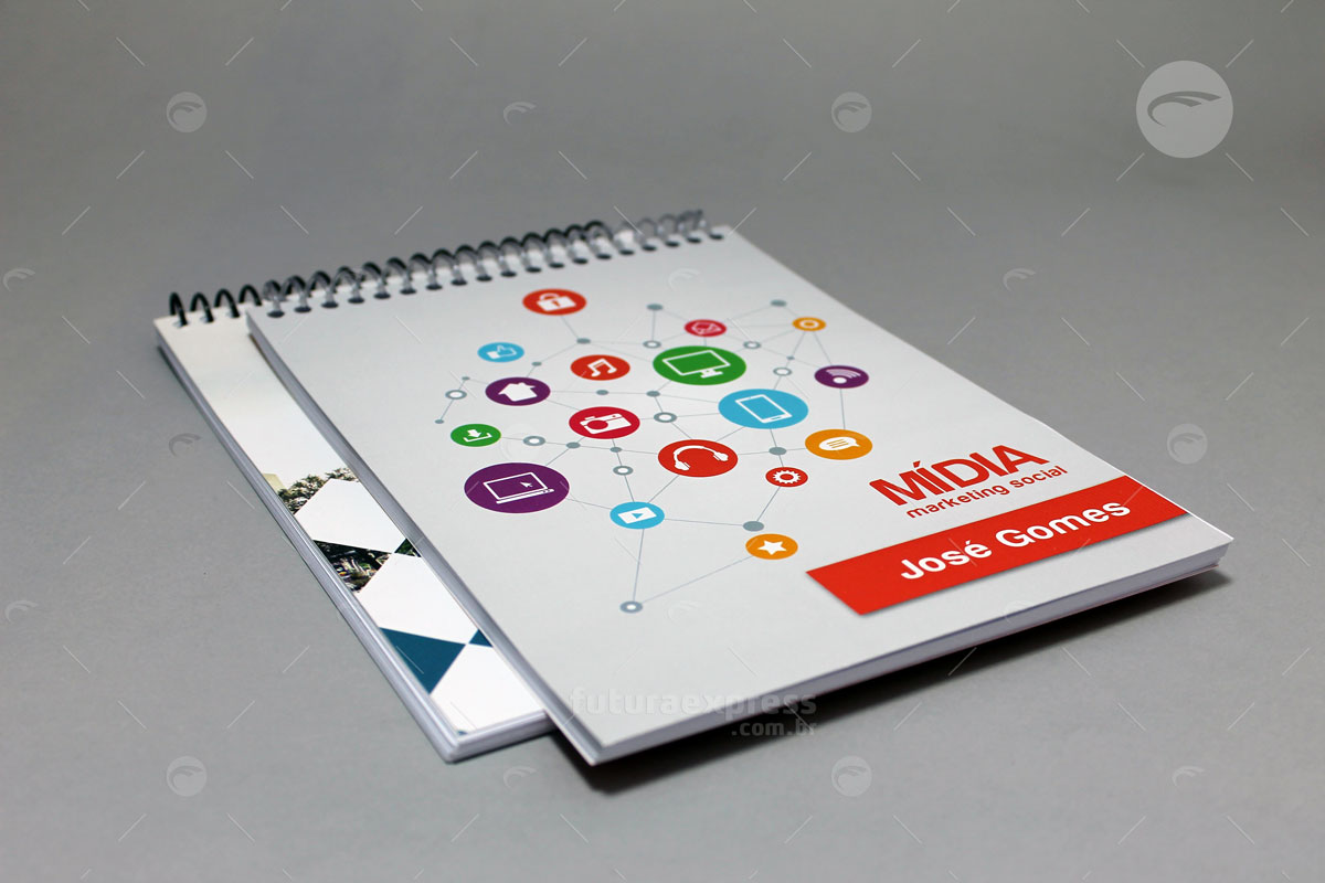 Bloco com Espiral | Papelaria - Configure | Futura Express