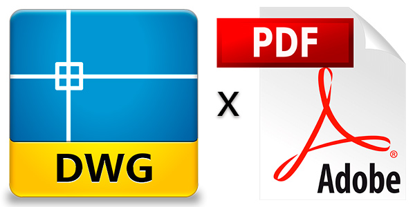 DWG x PDF