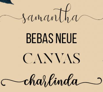 Fontes de Letras Diferentes