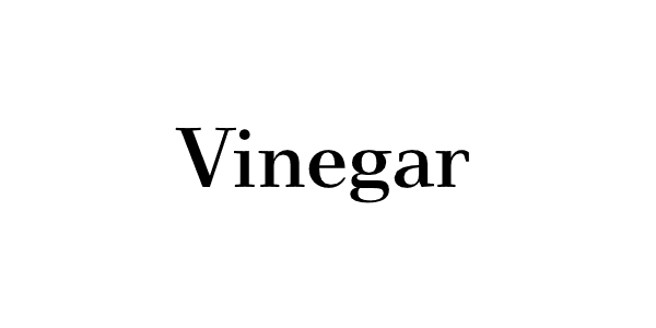 Fonte com Serifa VINEGAR